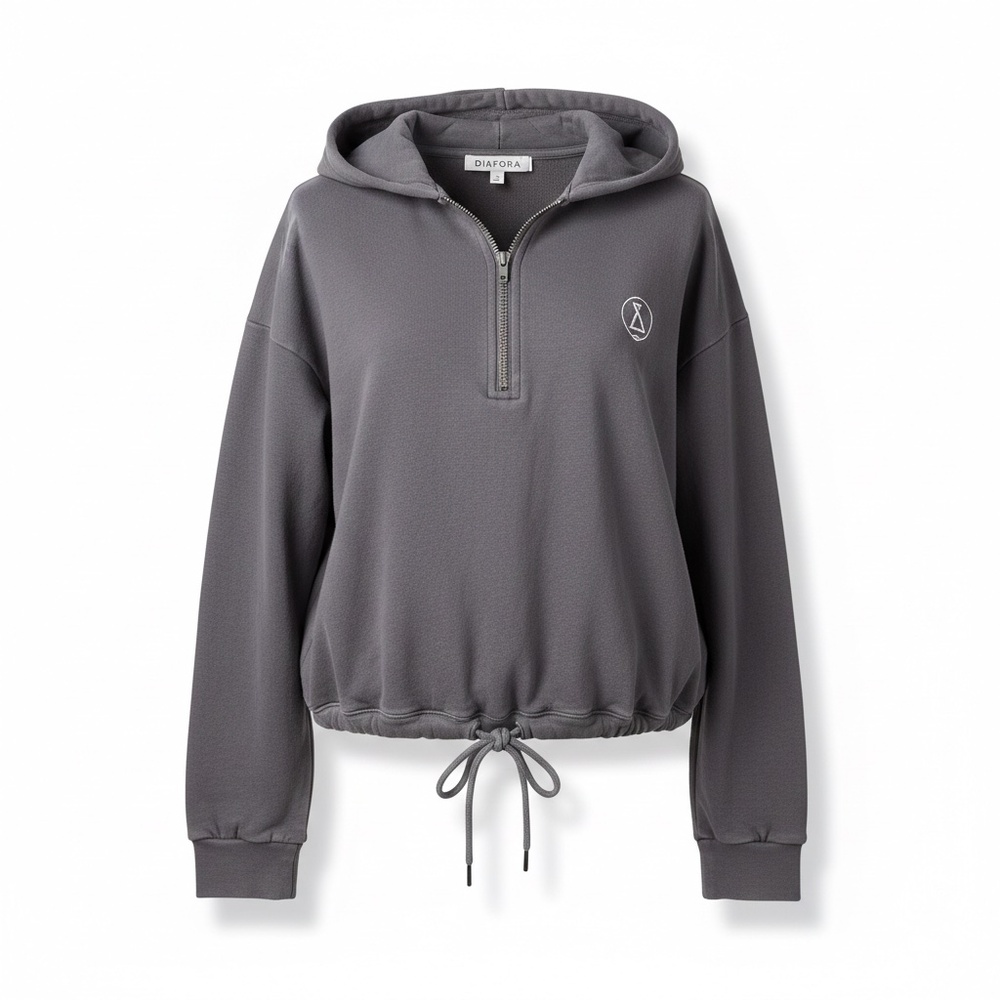 ✨ Diafora Women’s Streetwear Hoodie - Greek Letter Delta Logo - XS ✨